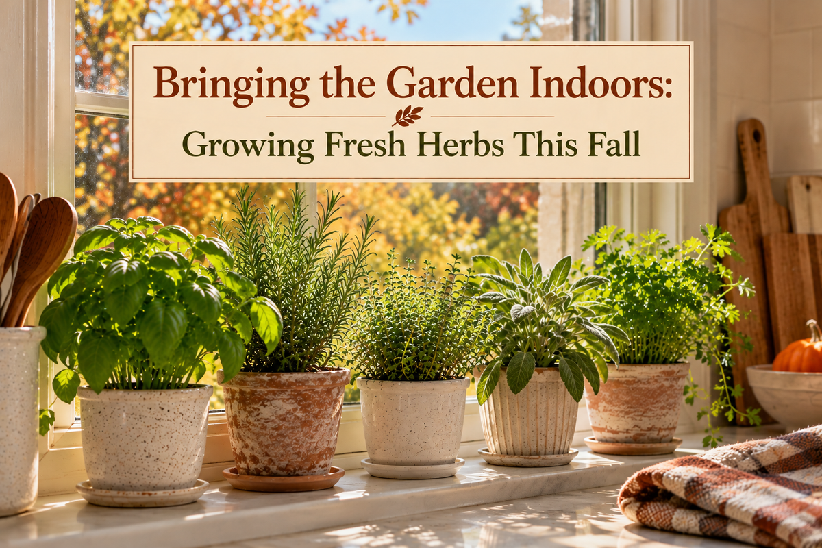 Bringing the Garden Indoors: Growing Fresh Herbs This Fall
