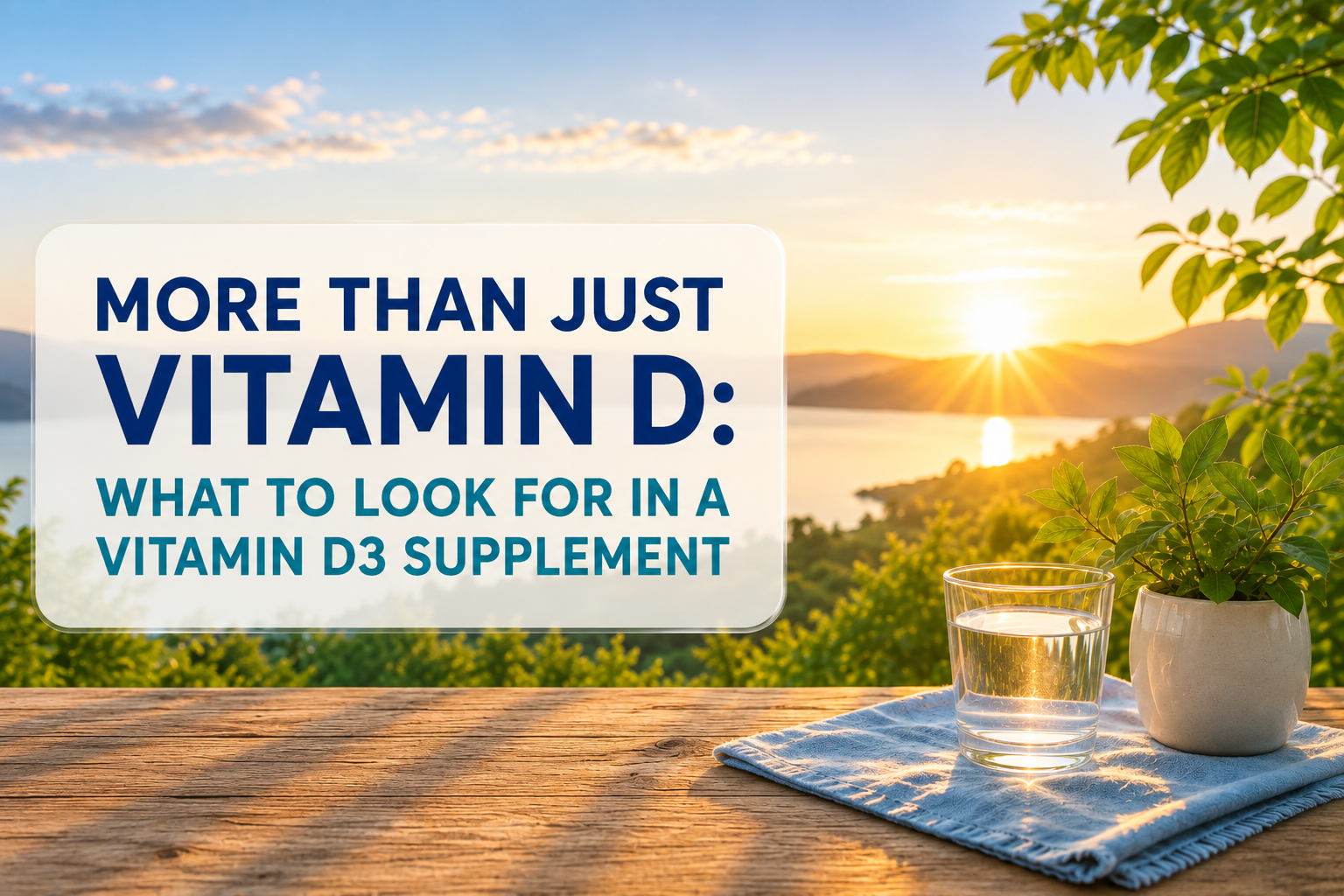 More Than Just Vitamin D: What To Look For In A Vitamin D3 Supplement
