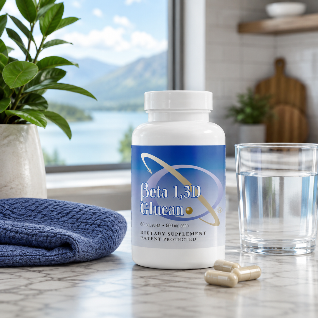 Beta 1,3D Glucan, Glucan 300® 500 mg, 60 capsules